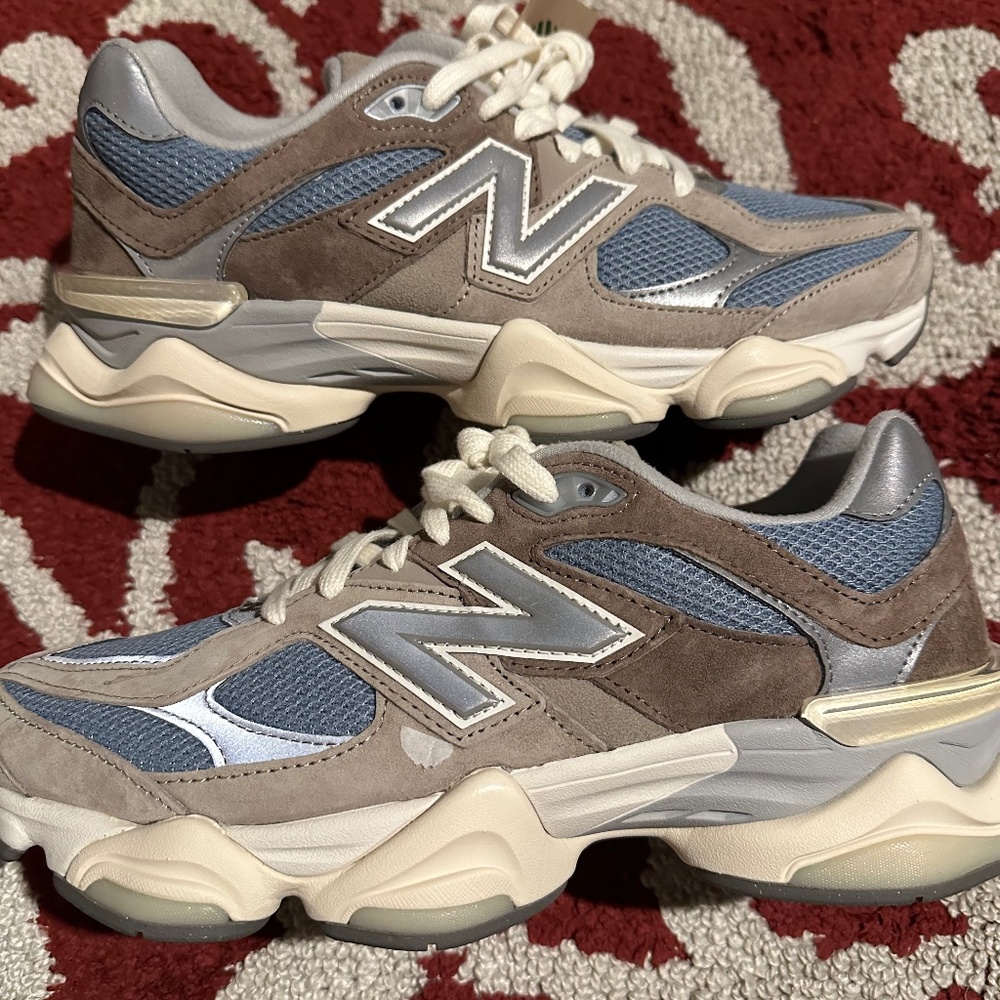 New Balance 9060 Mushroom Brown Blue Gray U9060MUS Size 9